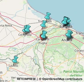 Mappa Via Arnaldo da Brescia, 76012 Canosa di Puglia BT, Italia (16.2375)