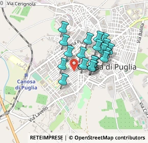 Mappa Via Arnaldo da Brescia, 76012 Canosa di Puglia BT, Italia (0.329)