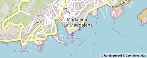 Mappa La Maddalena
