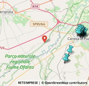 Mappa SP 91, 76012 Canosa di Puglia BT, Italia (6.4635)