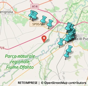 Mappa SP 91, 76012 Canosa di Puglia BT, Italia (4.608)
