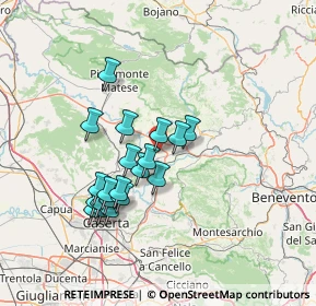 Mappa Via San Nicola, 82031 Amorosi BN, Italia (13.2305)