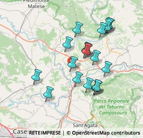Mappa Via San Nicola, 82031 Amorosi BN, Italia (7.11421)