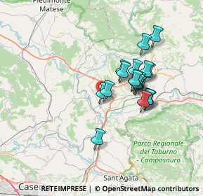 Mappa Via San Nicola, 82031 Amorosi BN, Italia (5.985)