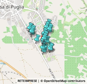 Mappa Via Ugo la Malfa, 76012 Canosa di Puglia BT, Italia (0.21111)