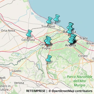 Mappa Via On, 76012 Canosa di Puglia BT, Italia (15.8675)