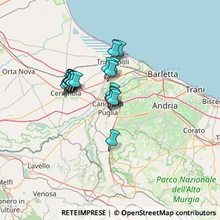 Mappa Via On, 76012 Canosa di Puglia BT, Italia (11.756)