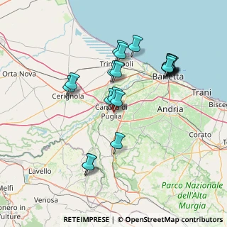 Mappa Via On, 76012 Canosa di Puglia BT, Italia (15.4005)