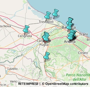 Mappa Via Ugo la Malfa, 76012 Canosa di Puglia BT, Italia (15.8675)
