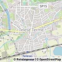 Mapa Telese Terme