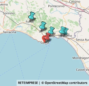 Mappa Via Livorno, 04024 Gaeta LT, Italia (10.76231)