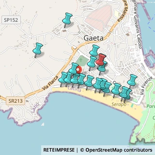 Mappa Via Livorno, 04024 Gaeta LT, Italia (0.417)