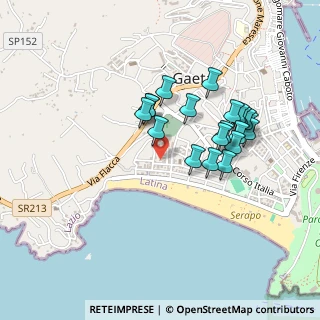Mappa Via Livorno, 04024 Gaeta LT, Italia (0.428)