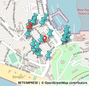 Mappa Penisola Gaetana, 04024 Gaeta LT, Italia (0.204)