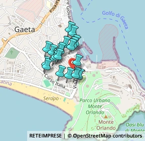 Mappa Penisola Gaetana, 04024 Gaeta LT, Italia (0.29)