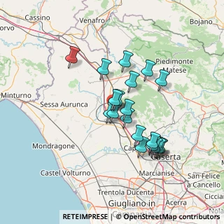 Mappa Via Capitano Alberto Bizzarri, 81042 Calvi Risorta CE, Italia (12.8495)