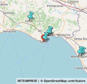 Mappa Via S. Nilo, 04024 Gaeta LT, Italia (45.722)