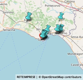 Mappa Via S. Nilo, 04024 Gaeta LT, Italia (8.69375)