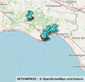 Mappa Via Belluno, 04024 Gaeta LT, Italia (8.925)