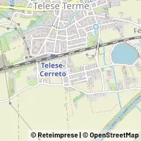 Mapa Telese Terme