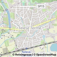 Mapa Telese Terme