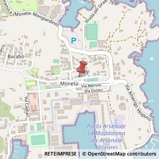 Mappa Via Benvenuto Cellini, 53, 07024 La Maddalena, Olbia-Tempio (Sardegna)