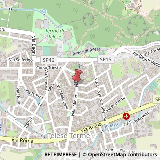 Mappa Viale Edoardo Minieri, 179, 82037 Telese Terme, Benevento (Campania)