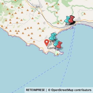 Mappa Via del Colle, 04024 Gaeta LT, Italia (4.79077)