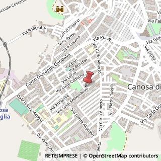 Mappa Via Settembrini Luigi, 92, 70053 Canosa di Puglia, Barletta-Andria-Trani (Puglia)