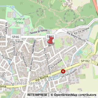 Mappa Via Erennio Ponzio Telesino, 6, 82037 Telese Terme, Benevento (Campania)