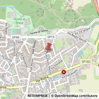 Mappa Via Caio Ponzio Telesino, 56, 82037 Telese Terme, Benevento (Campania)