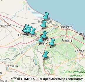 Mappa Via Padre Reginaldo Giuliani, 76012 Canosa di Puglia BT, Italia (10.5955)