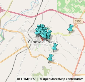 Mappa Via Padre Reginaldo Giuliani, 76012 Canosa di Puglia BT, Italia (0.7205)