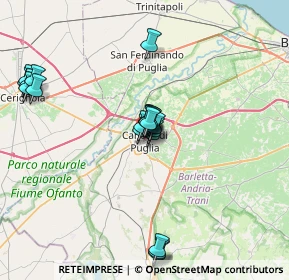 Mappa Via Padre Reginaldo Giuliani, 76012 Canosa di Puglia BT, Italia (7.271)