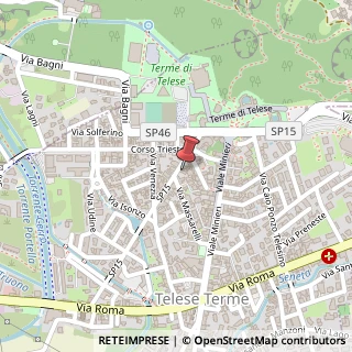 Mappa Via Cristoforo Colombo, 96, 82037 Telese Terme, Benevento (Campania)