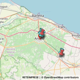 Mappa Via B. Franklin, 76123 Andria BT, Italia (5.09091)