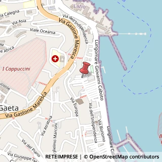 Mappa Via indipendenza 38, 04024 Gaeta, Latina (Lazio)