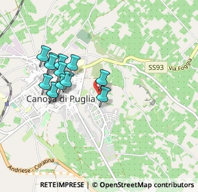 Mappa Via Sergente Maggiore Nicola Capurso, 76012 Canosa di Puglia BT, Italia (0.88769)