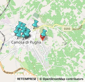 Mappa Via Sergente Maggiore Nicola Capurso, 76012 Canosa di Puglia BT, Italia (0.93167)