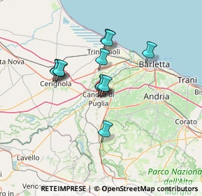 Mappa Via Sergente Maggiore Nicola Capurso, 76012 Canosa di Puglia BT, Italia (11.535)