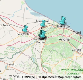 Mappa Via Sergente Maggiore Nicola Capurso, 76012 Canosa di Puglia BT, Italia (6.12182)