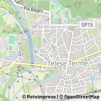 Hartă Telese Terme