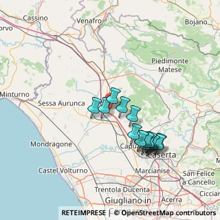 Mappa Via Luigi Salerno, 81042 Calvi Risorta CE, Italia (14.39438)