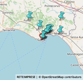 Mappa Via Ponza, 04024 Gaeta LT, Italia (8.14417)