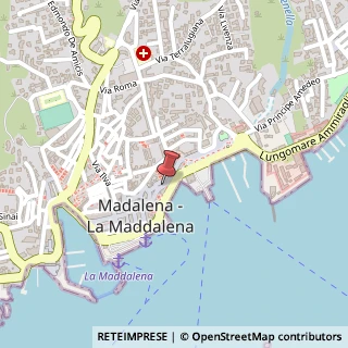 Mappa Via Giuseppe Garibaldi, 84, 07024 La Maddalena, Olbia-Tempio (Sardegna)