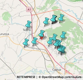 Mappa Via Giosuè Carducci, 81042 Calvi Risorta CE, Italia (6.89474)