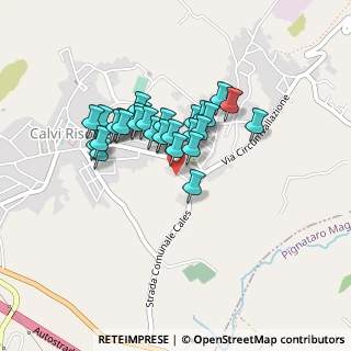 Mappa Via Giosuè Carducci, 81042 Calvi Risorta CE, Italia (0.35172)