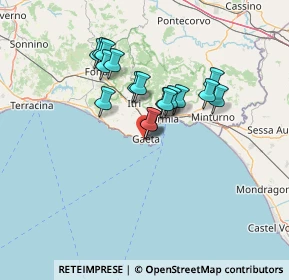 Mappa Via Ancona, 04024 Gaeta LT, Italia (11.58235)