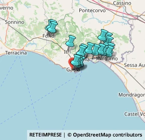 Mappa Via Ancona, 04024 Gaeta LT, Italia (10.7045)