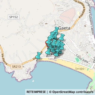 Mappa Via Ancona, 04024 Gaeta LT, Italia (0.21429)